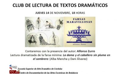 Farsas maravillosas de Alfonso Zurro- Club de lectura